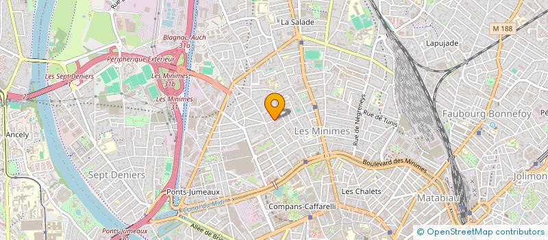 localisation de l'entreprise MONSIEUR STEPHANE GROS  TOULOUSE