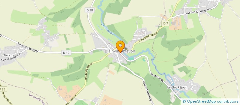 localisation de l'entreprise MONSIEUR STEPHANE GROULT  BLAINVILLE-CREVON