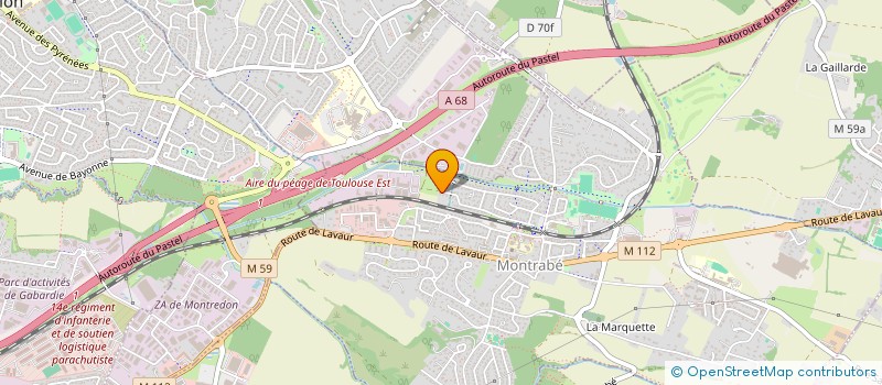 localisation de l'entreprise MONSIEUR STEPHANE GRUNFOGEL  MONTRABE