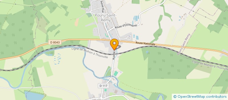 localisation de l'entreprise MONSIEUR STEPHANE GRUYEZ  POURU-SAINT-REMY