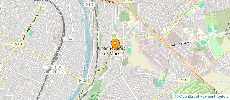 localisation de l'entreprise MONSIEUR STEPHANE GUARY  CHENNEVIERES-SUR-MARNE