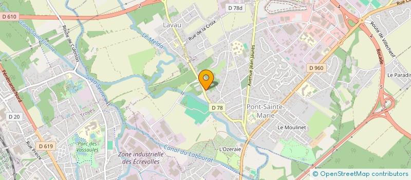 localisation de l'entreprise MONSIEUR STEPHANE GUBRI  PONT-SAINTE-MARIE