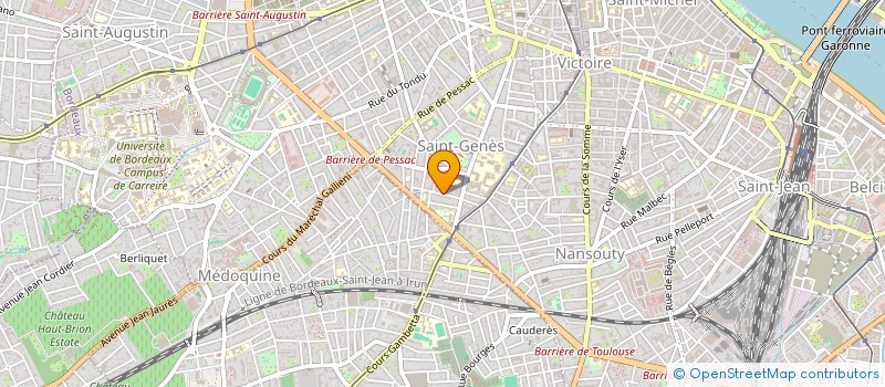 localisation de l'entreprise MONSIEUR STEPHANE GUEGUEN  BORDEAUX