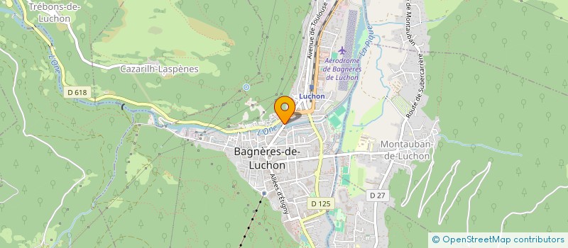 localisation de l'entreprise MONSIEUR STEPHANE GUERET à BAGNERES-DE-LUCHON