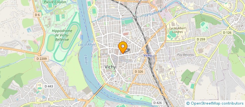 localisation de l'entreprise MONSIEUR STEPHANE GUERET à VICHY