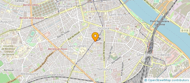 localisation de l'entreprise MONSIEUR STEPHANE GUERIN à BORDEAUX