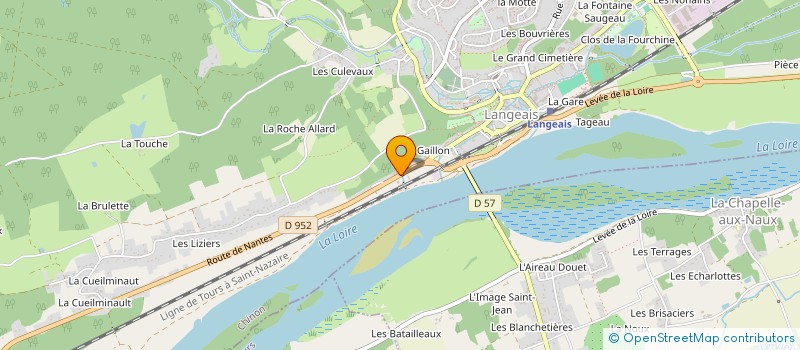 localisation de l'entreprise MONSIEUR STEPHANE GUERIN  LANGEAIS