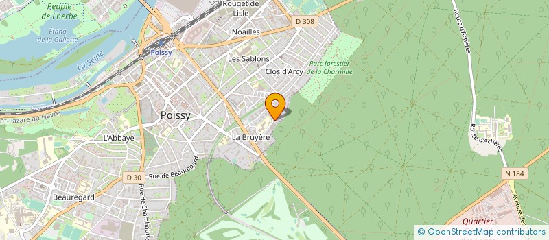localisation de l'entreprise MONSIEUR STEPHANE GUERIN à POISSY