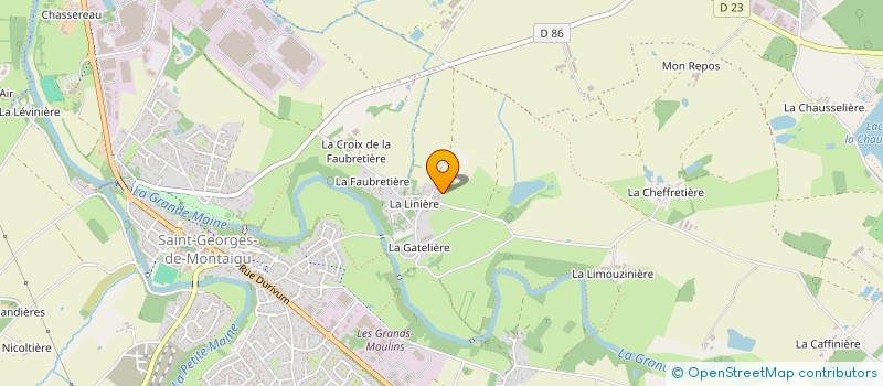 localisation de l'entreprise MONSIEUR STEPHANE GUERIN à MONTAIGU-VENDEE