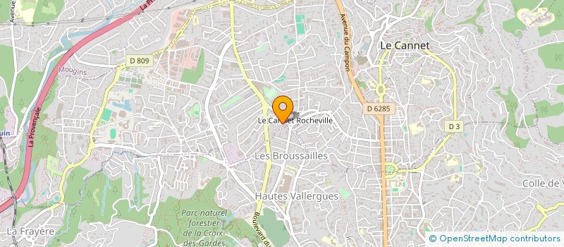 localisation de l'entreprise MONSIEUR STEPHANE GUERIN à LE CANNET