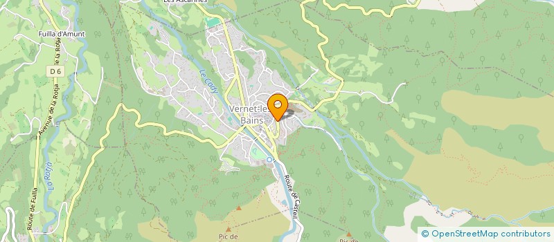 localisation de l'entreprise MONSIEUR STEPHANE GUERNOUZ à VERNET-LES-BAINS