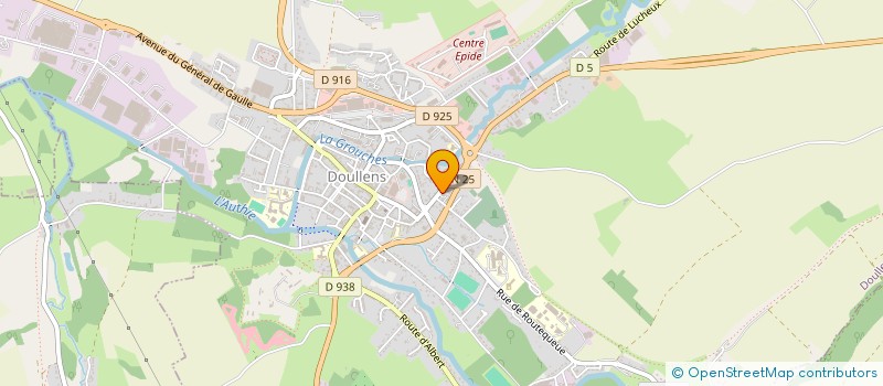 localisation de l'entreprise MONSIEUR STEPHANE GUERRAUD à DOULLENS