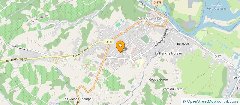 localisation de l'entreprise MONSIEUR STEPHANE GUIBOU  SAINT-AIGNAN