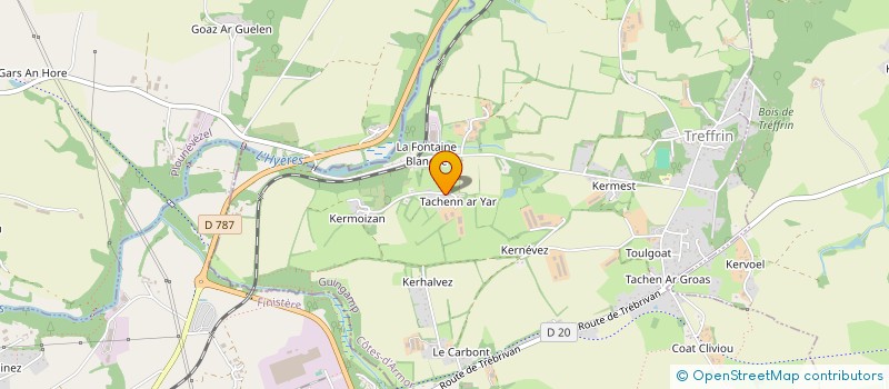 localisation de l'entreprise MONSIEUR STEPHANE GUICHARD  TREFFRIN