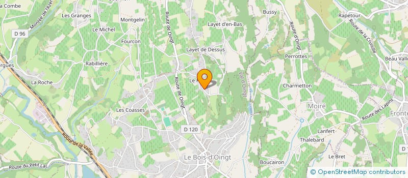 localisation de l'entreprise MONSIEUR STEPHANE GUICHARD  VAL D'OINGT