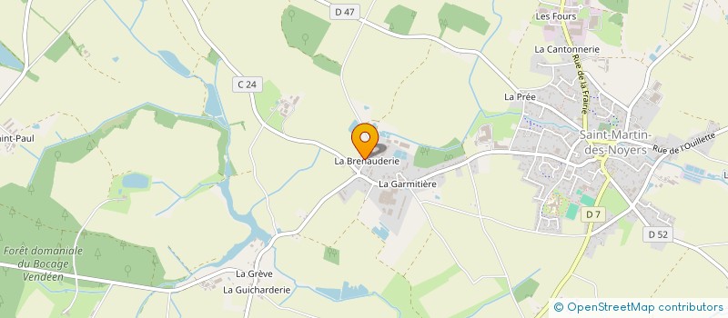 localisation de l'entreprise MONSIEUR STEPHANE GUICHETEAU  SAINT-MARTIN-DES-NOYERS