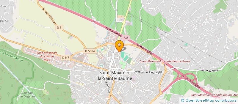 localisation de l'entreprise MONSIEUR STEPHANE GUIEU à SAINT-MAXIMIN-LA-SAINTE-BAUME