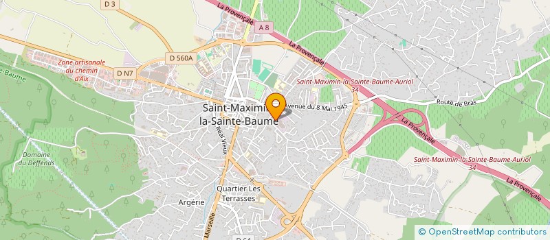 localisation de l'entreprise MONSIEUR STEPHANE GUIGAS à SAINT-MAXIMIN-LA-SAINTE-BAUME