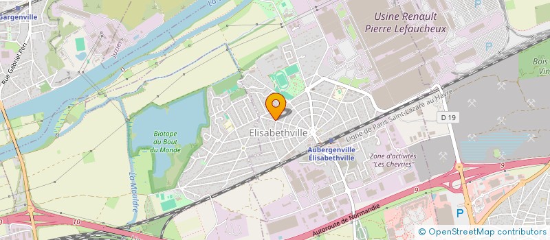 localisation de l'entreprise MONSIEUR STEPHANE GUIGNETTE  AUBERGENVILLE