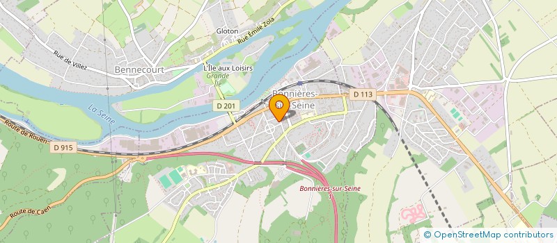 localisation de l'entreprise MONSIEUR STEPHANE GUIL  BONNIERES-SUR-SEINE