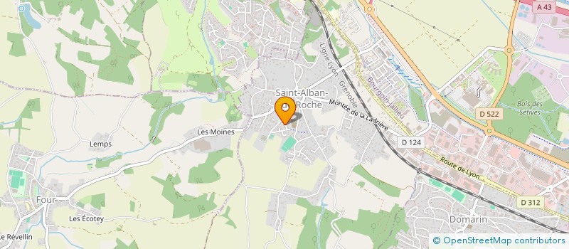 localisation de l'entreprise MONSIEUR STEPHANE GUILHAUMON  SAINT-ALBAN-DE-ROCHE