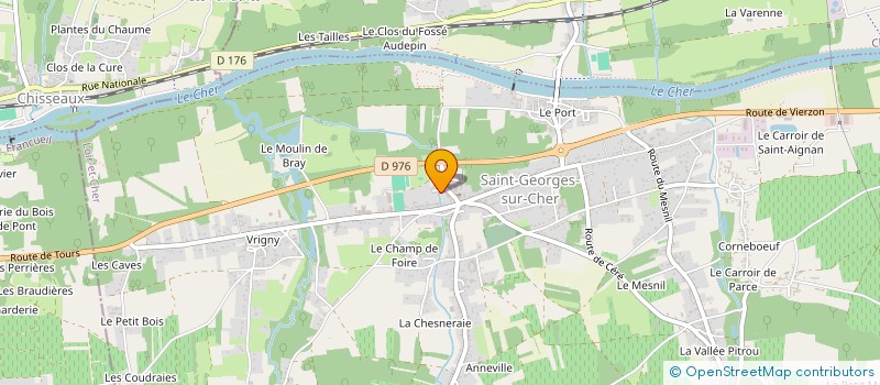 localisation de l'entreprise MONSIEUR STEPHANE GUILLARD  SAINT-GEORGES-SUR-CHER