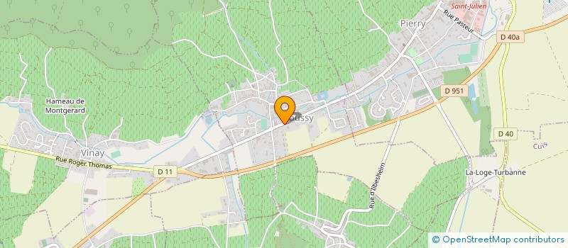 localisation de l'entreprise MONSIEUR STEPHANE GUILLAUME  MOUSSY