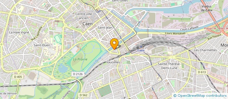 localisation de l'entreprise MONSIEUR STEPHANE GUILLEMAND  HEROUVILLE SAINT CLAIR