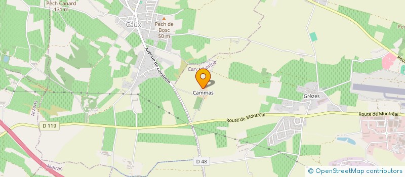 localisation de l'entreprise MONSIEUR STEPHANE GUILLEMIN-LABORNE  CARCASSONNE