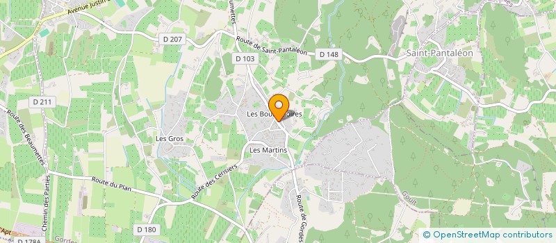 localisation de l'entreprise MONSIEUR STEPHANE GUILLEN  GORDES