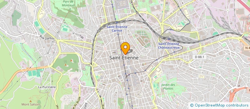 localisation de l'entreprise MONSIEUR STEPHANE GUILLET  SAINT-ETIENNE