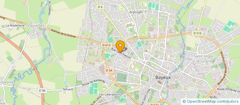 localisation de l'entreprise MONSIEUR STEPHANE GUILLET  BAYEUX