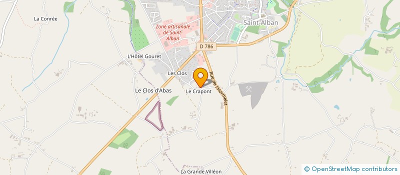 localisation de l'entreprise MONSIEUR STEPHANE GUILLOIS à SAINT-ALBAN