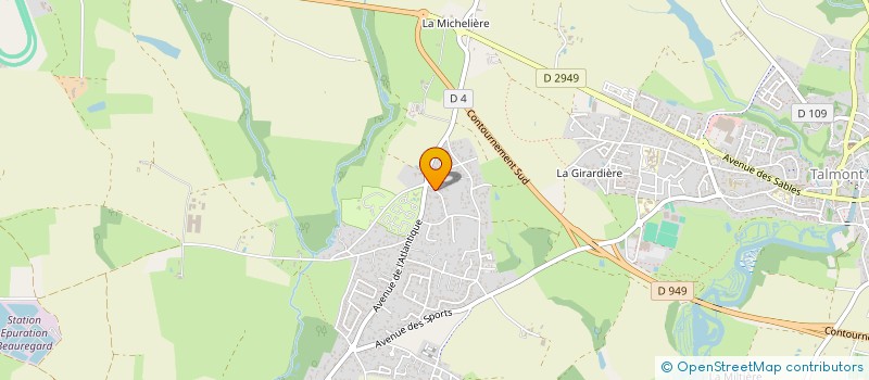 localisation de l'entreprise MONSIEUR STEPHANE GUILLON  TALMONT-SAINT-HILAIRE