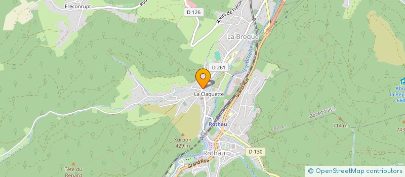 localisation de l'entreprise MONSIEUR STEPHANE GUILLOU  LA BROQUE