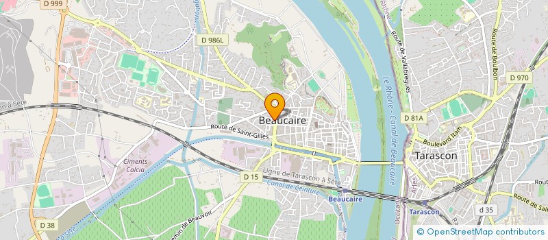 localisation de l'entreprise MONSIEUR STEPHANE GUIRAUD  BEAUCAIRE