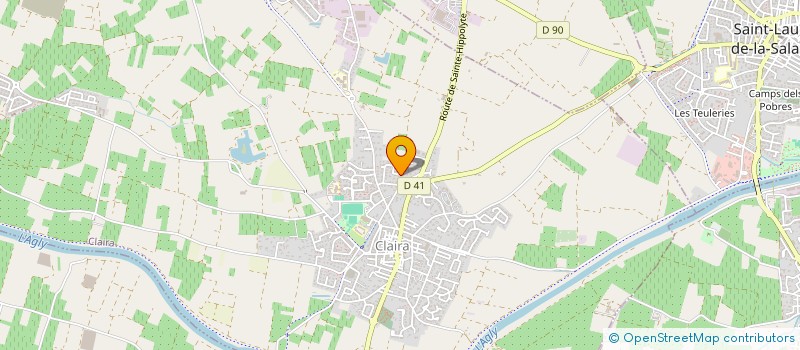 localisation de l'entreprise MONSIEUR STEPHANE GUITART  CLAIRA