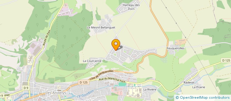 localisation de l'entreprise MONSIEUR STEPHANE GUITTEAUD  LES ANDELYS