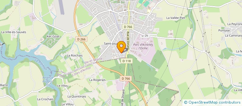 localisation de l'entreprise MONSIEUR STEPHANE GUNTZ  PLEURTUIT