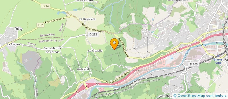 localisation de l'entreprise MONSIEUR STEPHANE GUY  GIVORS