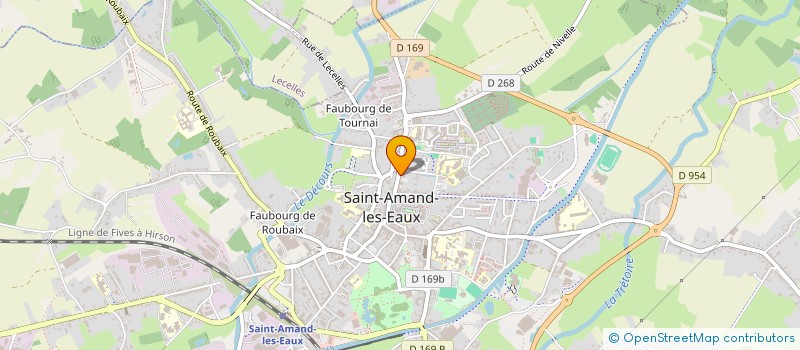 localisation de l'entreprise MONSIEUR STEPHANE GUYOT  SAINT-AMAND-LES-EAUX