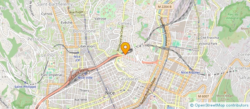 localisation de l'entreprise MONSIEUR STEPHANE HABABOU  NICE