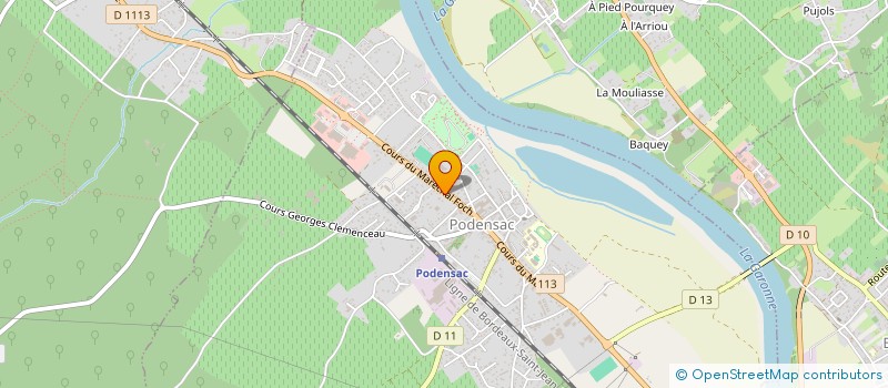localisation de l'entreprise MONSIEUR STEPHANE HADDAD à PODENSAC