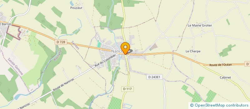 localisation de l'entreprise MONSIEUR STEPHANE HALIBEGES  NANCRAS