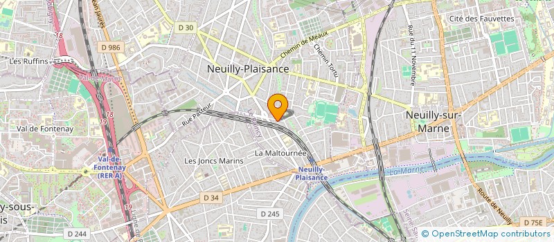 localisation de l'entreprise MONSIEUR STEPHANE HALTEBOURG  NEUILLY-PLAISANCE