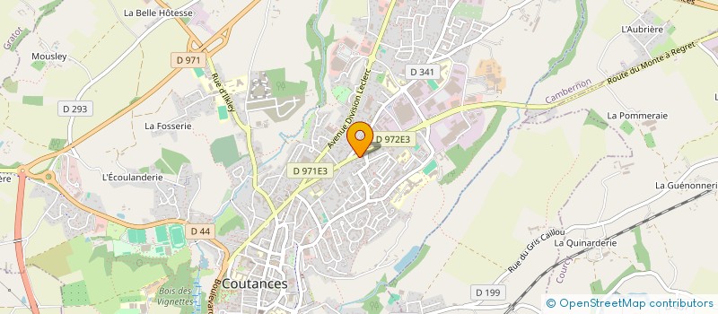 localisation de l'entreprise MONSIEUR STEPHANE HAMEL  COUTANCES