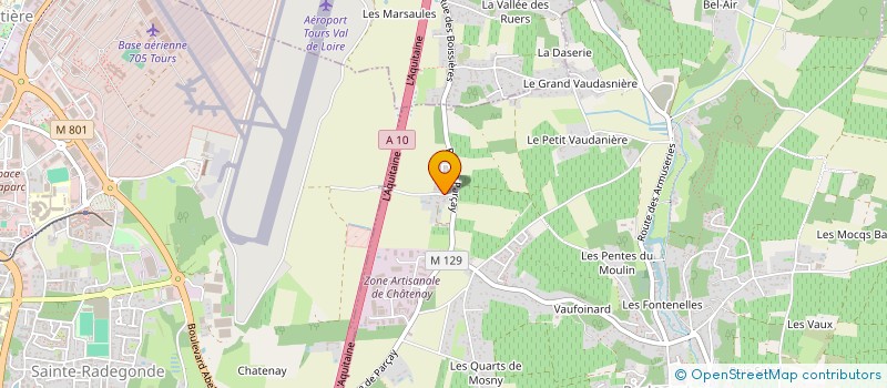 localisation de l'entreprise MONSIEUR STEPHANE HAMELIN  ROCHECORBON