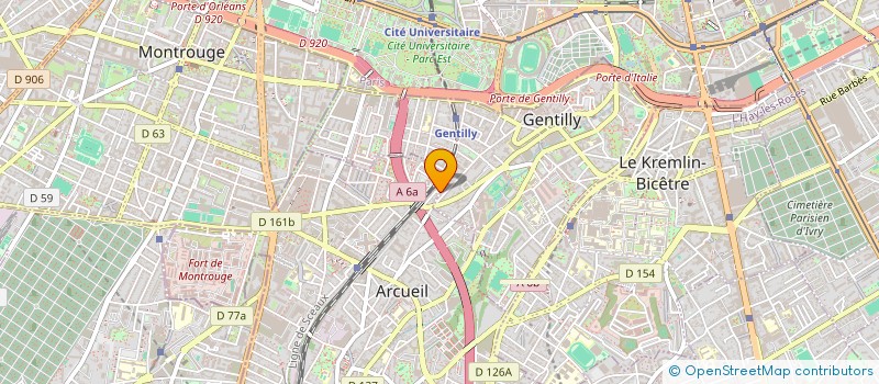 localisation de l'entreprise MONSIEUR STEPHANE HAMON à ARCUEIL