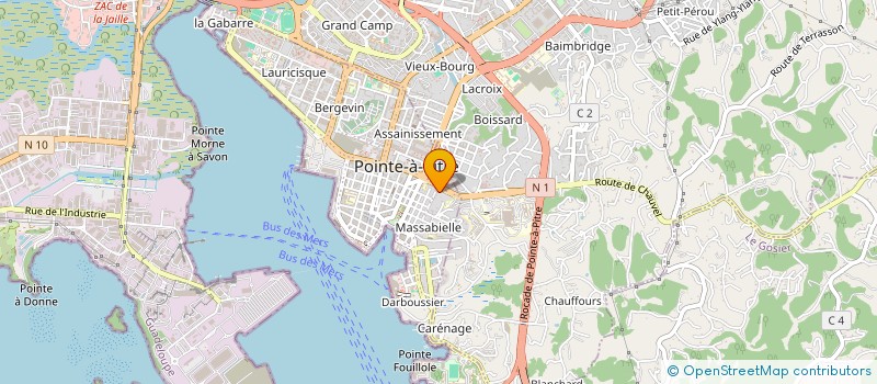 localisation de l'entreprise MONSIEUR STEPHANE HAMOT à POINTE A PITRE