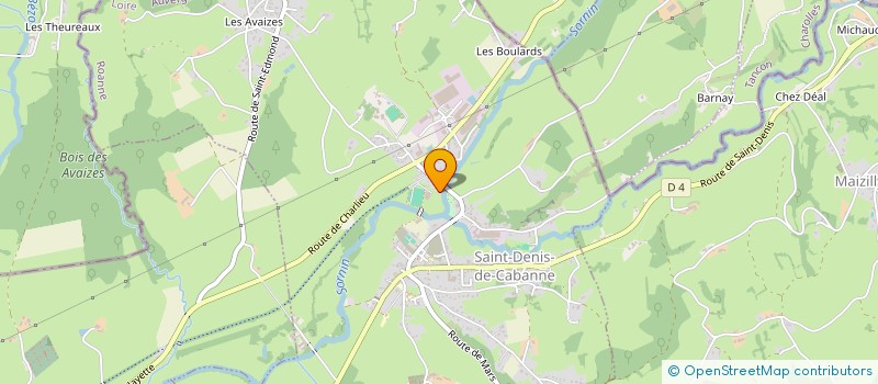 localisation de l'entreprise MONSIEUR STEPHANE HANNEQUIN  SAINT-DENIS-DE-CABANNE
